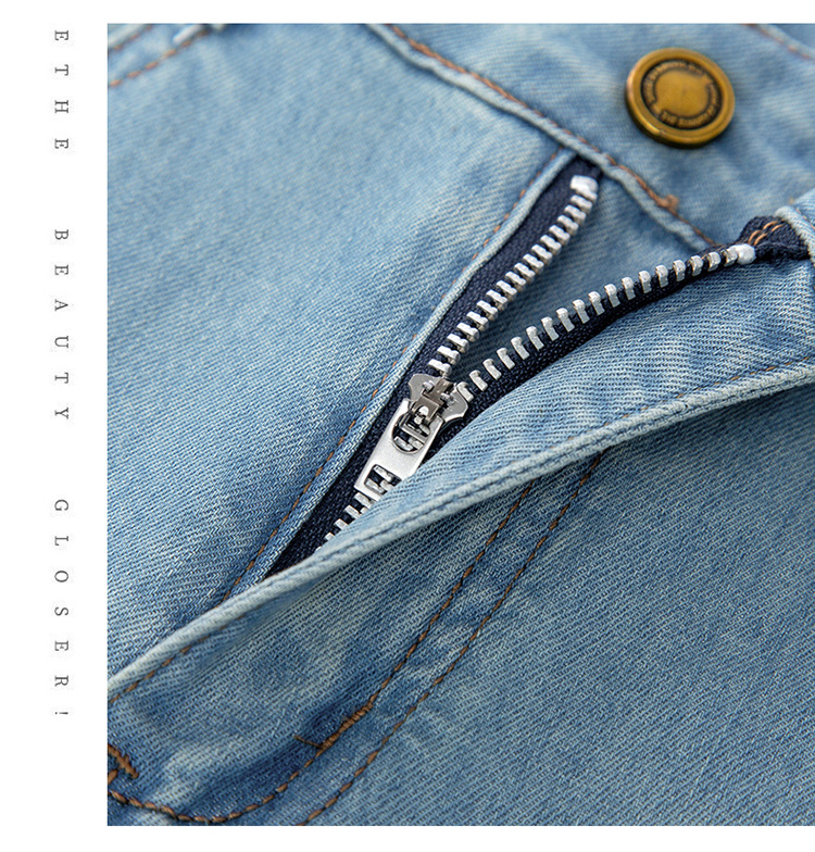 广州新塘牛仔裤官方旗舰店裤子女士2025新款夏季薄款窄版阔腿直筒详情22