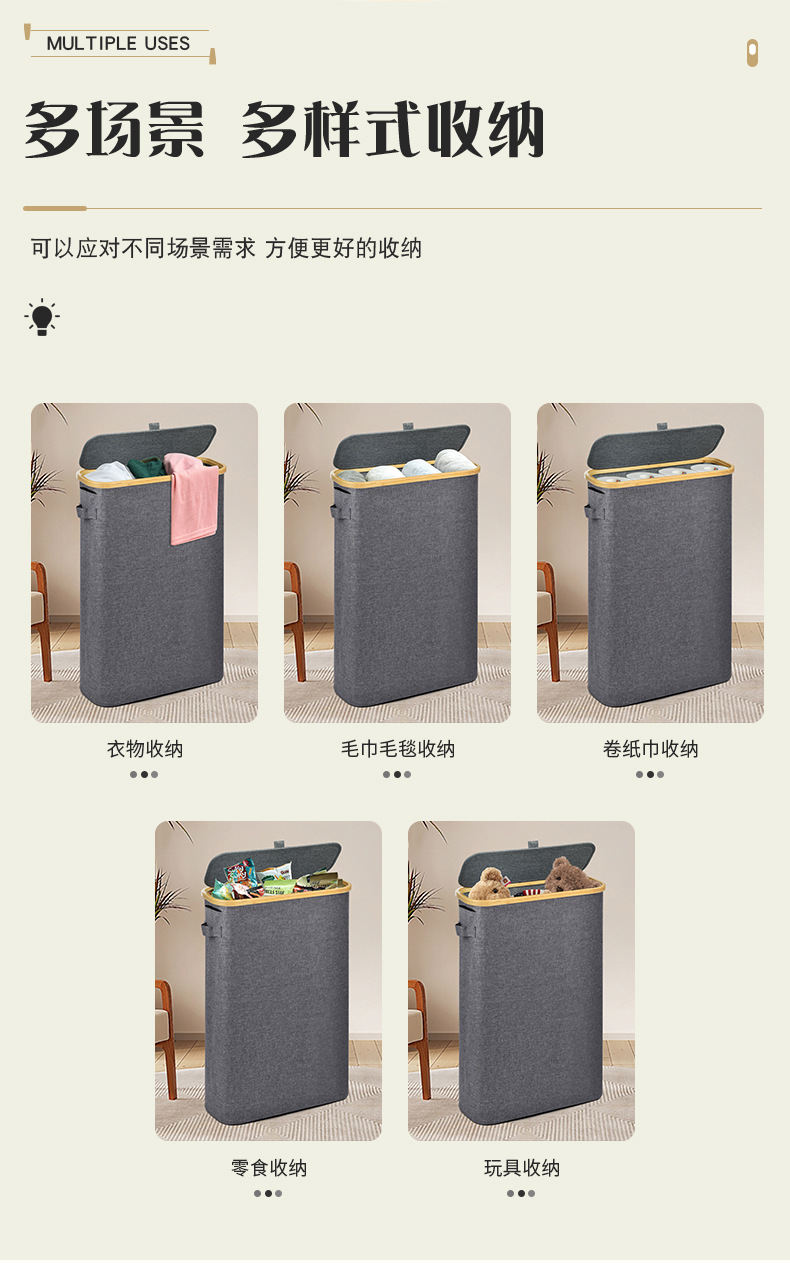 亚马逊布艺可折叠纸巾筒卫生间防水纸巾收纳框可抽纸纸巾筒批发详情2