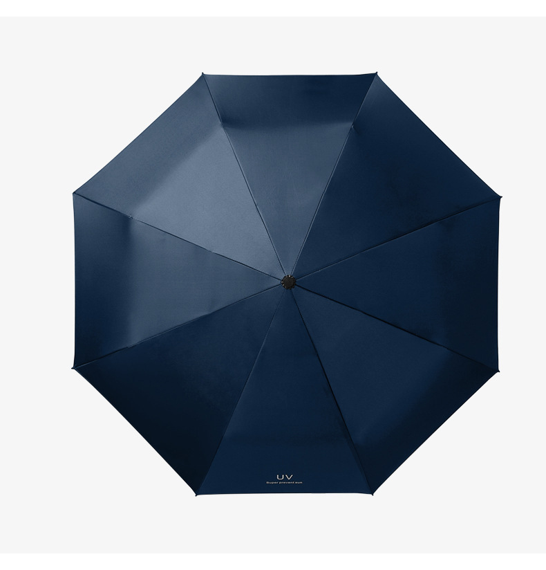 UV黑胶防晒遮阳伞晴雨两用雨伞折叠太阳伞印制logo广告伞批发详情12