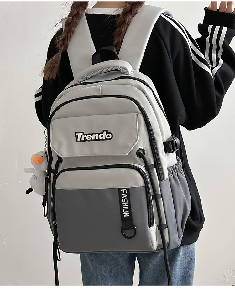 Schoolbag for boys, large capacity, high-end feel, 2025 new style for boys, high school students, backpacks for girls, college students pic 14