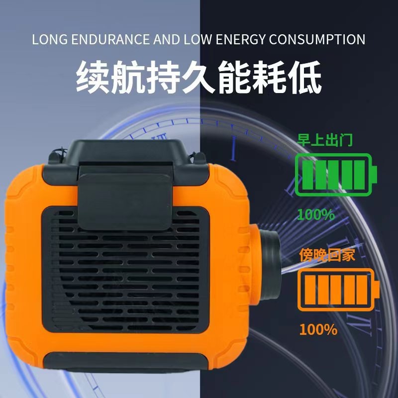 挂腰风扇！充电宝手电筒多功能风扇大风力学生工地夜钓旅行登山详情14