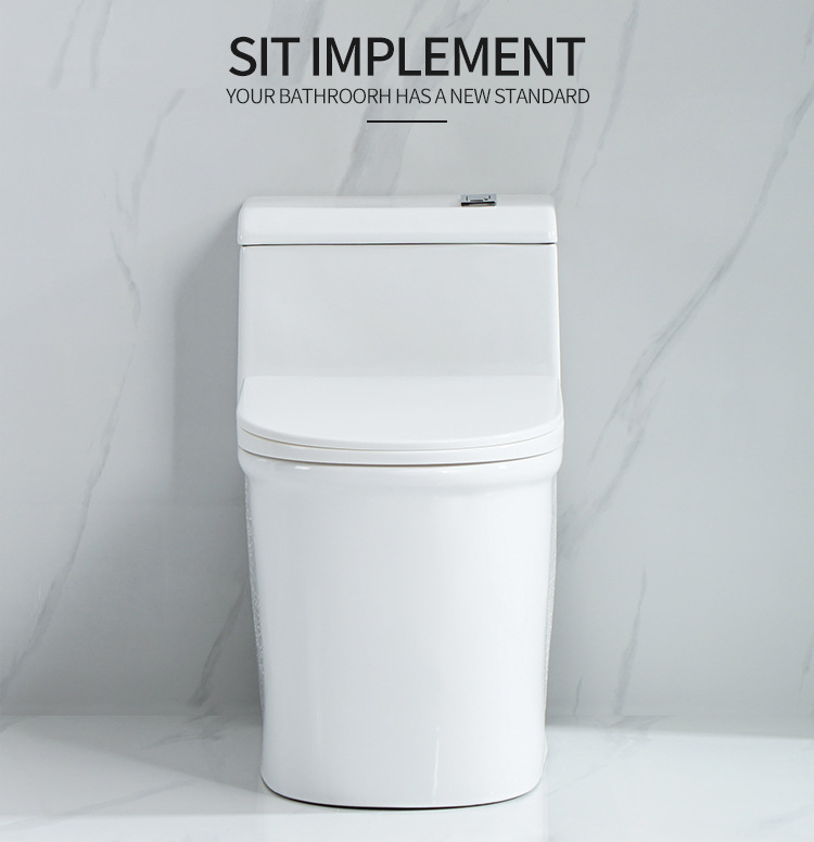 Large-diameter super vortex siphon integrated toilet, household bathroom, anti-odor, anti-splash, anti-freezing, silent water-saving ceramic toilet pic 21