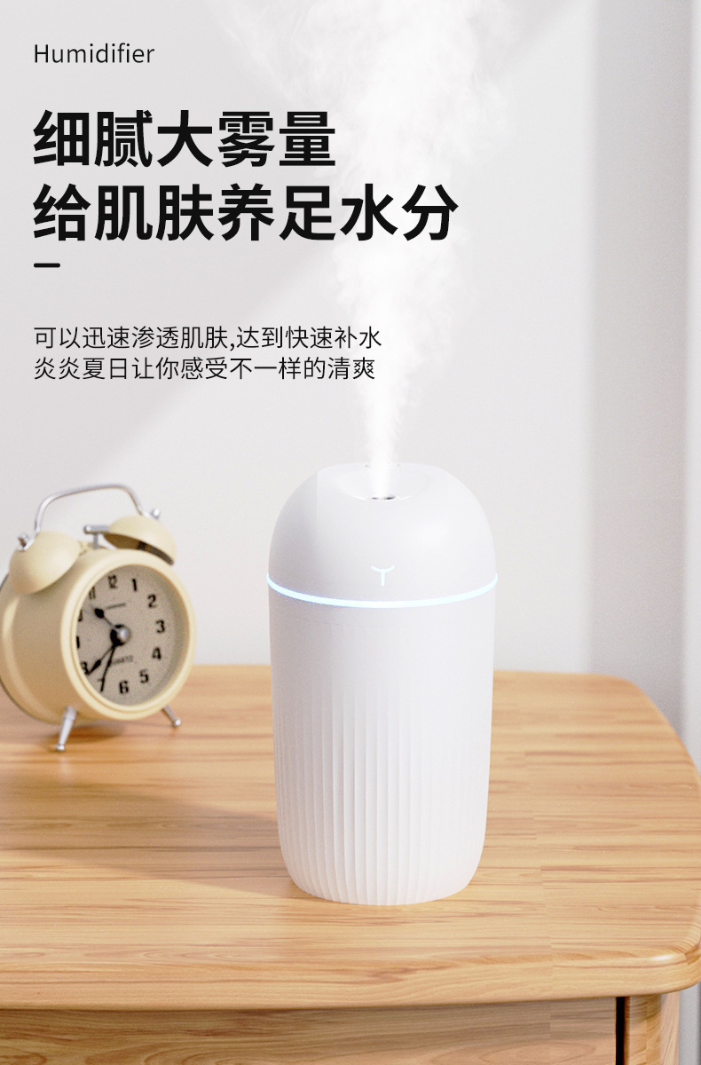 新款usb插电加湿器 家用卧室桌面小型便携迷你大雾量补水喷雾礼品详情3