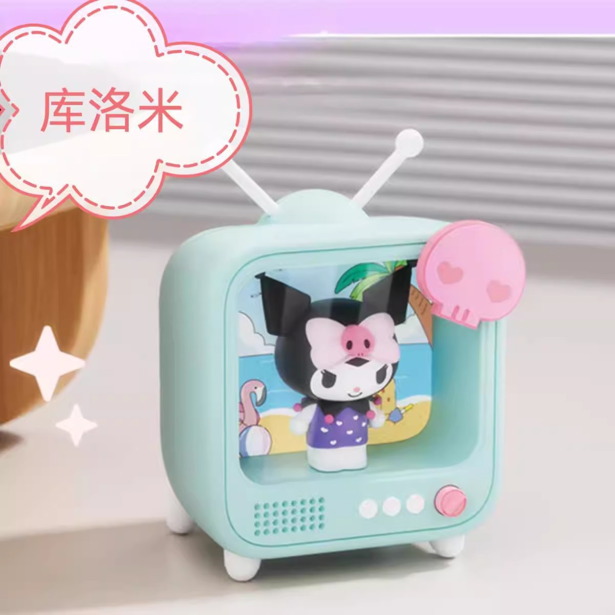 Sansano TV Night light Blind Box figurine Glowing Ornament Kuromi Melody Girl Heart Birthday Wholesale pic 8