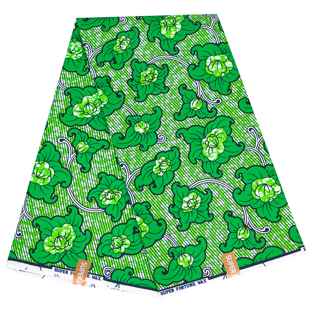 2024现货代发非洲蜡染布双面涤纶几何印花面料africanfabric外贸详情11