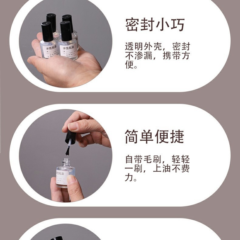 软陶亮油水性上光油 防尘增亮石膏娃娃保护油手工diy软陶泥封层详情4