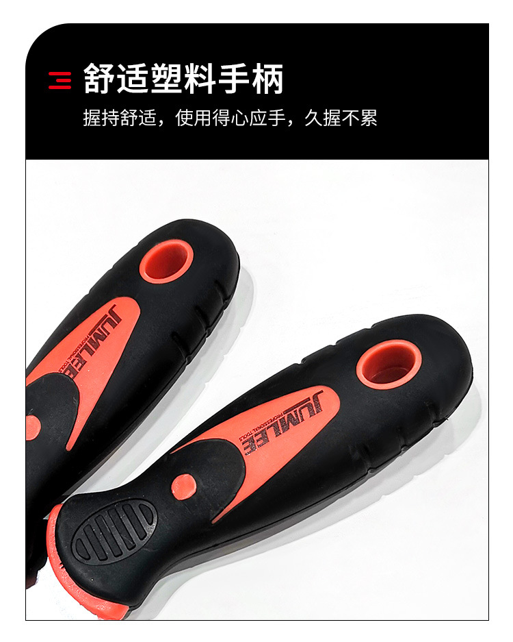 JUMLEE plastic-handled carbon steel thickened 2-inch, 3-inch, 4-inch, 5-inch putty scraper, wall cleaning scraper pic 8