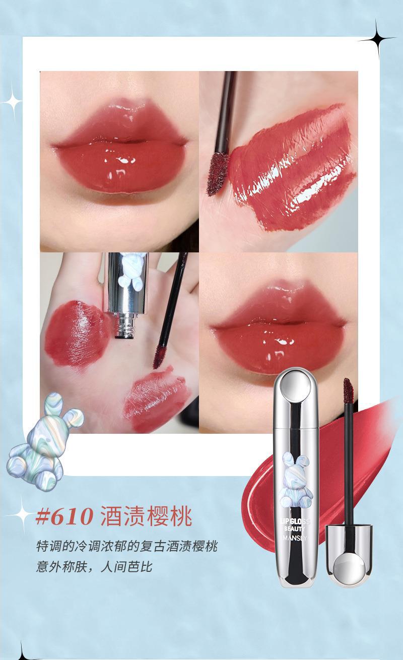 Cross-border Mansili high appearance level water gloss mirror lip gloss, white and water-like glass lip gloss, lip gloss and lip gloss manufacturer wholesale pic 11