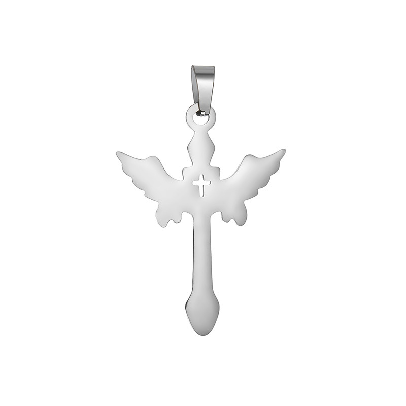 Half-price clearance sale of 36-style cross pendant and stainless steel cross necklace from the source factory for wholesale in stock pic 37