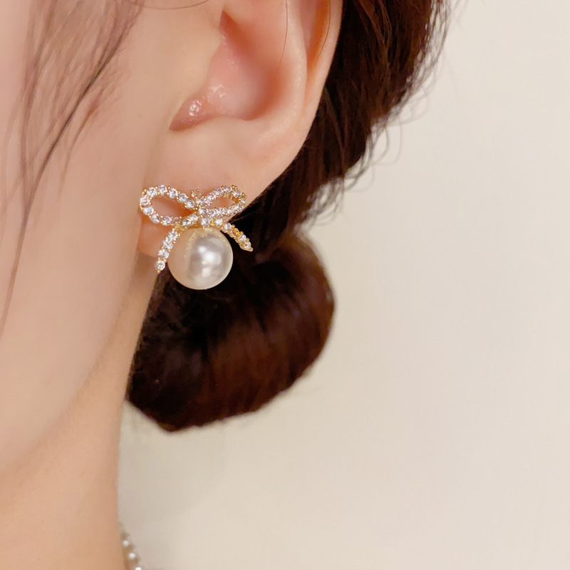 简约经典耳钉推荐100款百搭时尚925银针耳环锆石珍珠几何耳饰批发详情20