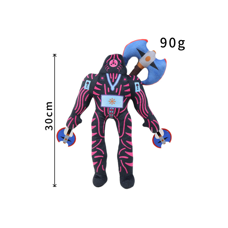 Cross-border bestseller skibiditoiletplush Toilet man parody plush toy doll Titan pic 41