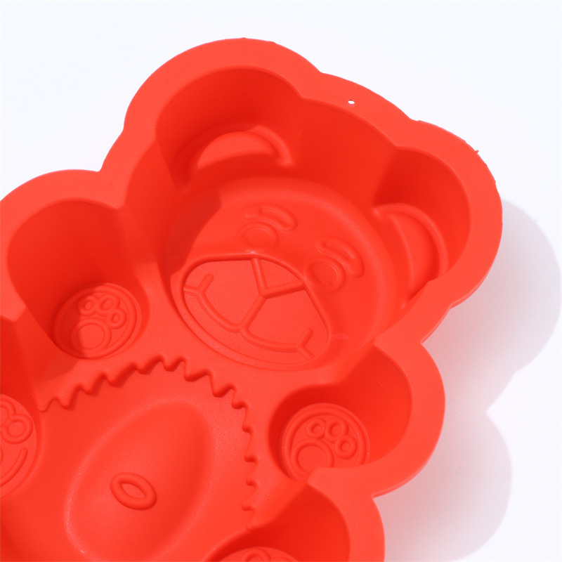 大号熊仔易脱模蛋糕模小熊形状厨房硅胶蛋糕模具厂家批发硅胶烘焙详情3