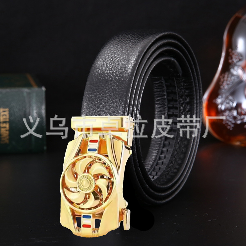 自动扣男士皮带商务休闲腰带抖音快手直播现货厂家直销详情14