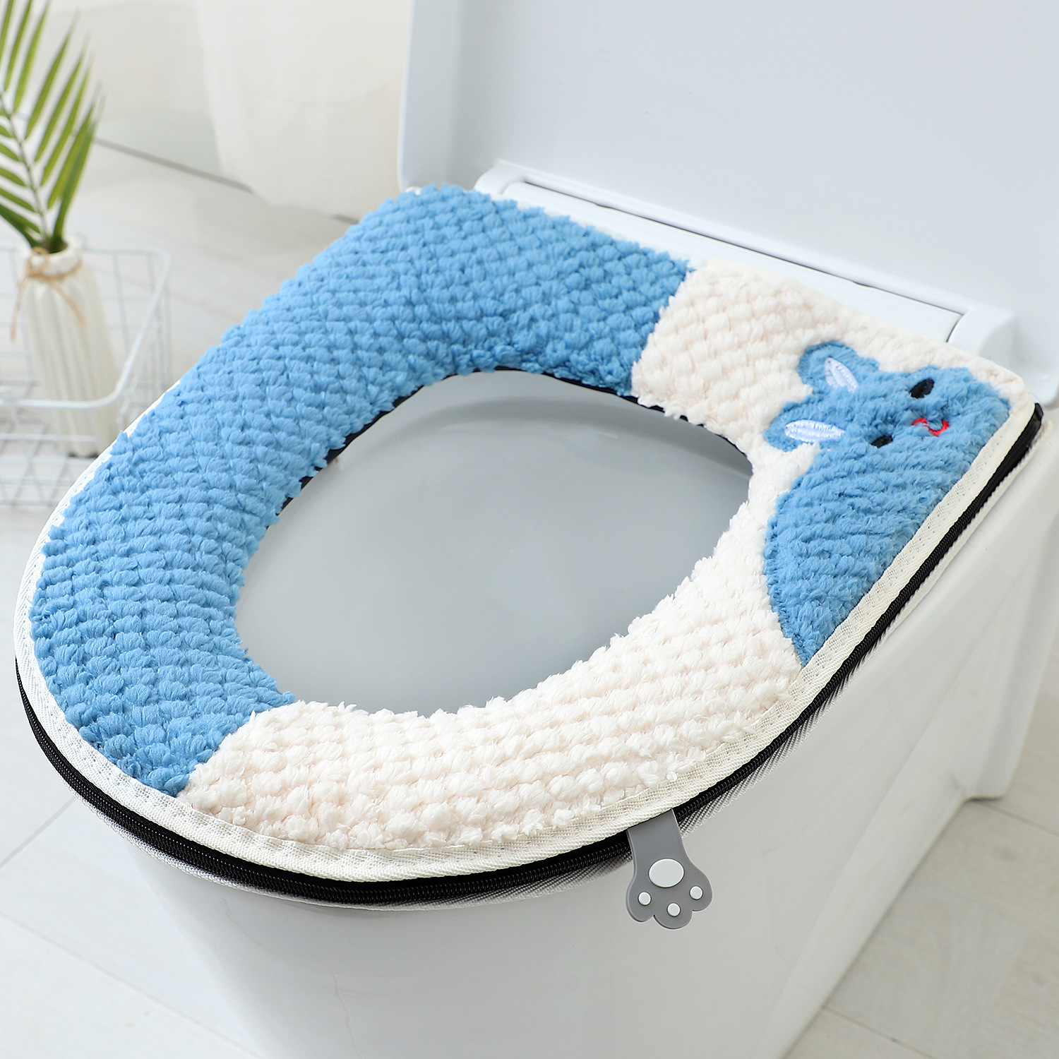 马桶垫2024新款防水家用冬季加厚四季通用坐便套厕所马桶坐垫垫子0358详情16