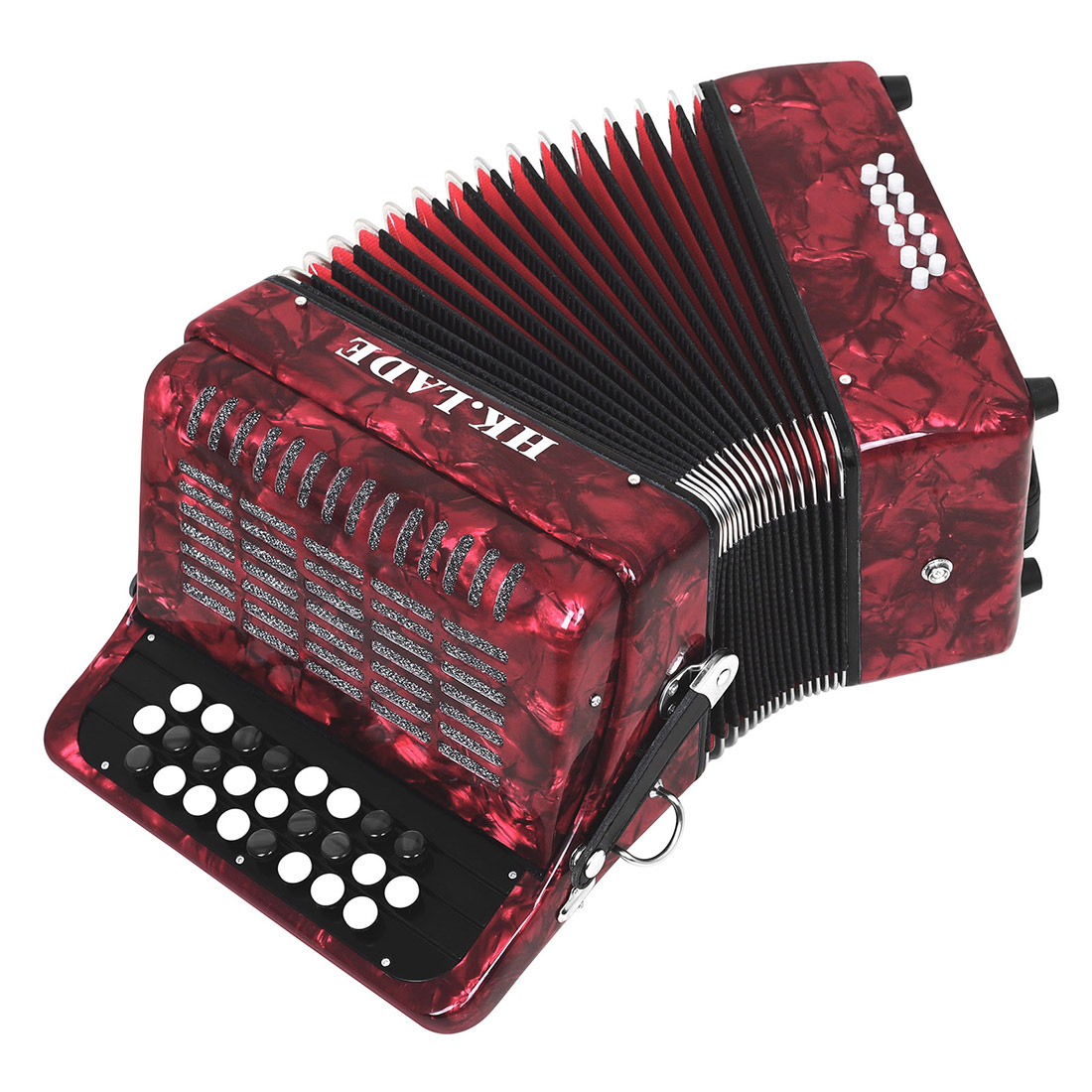 外贸25键12贝斯手风琴键钮式手风琴成人表演乐器专业巴扬手风琴详情3