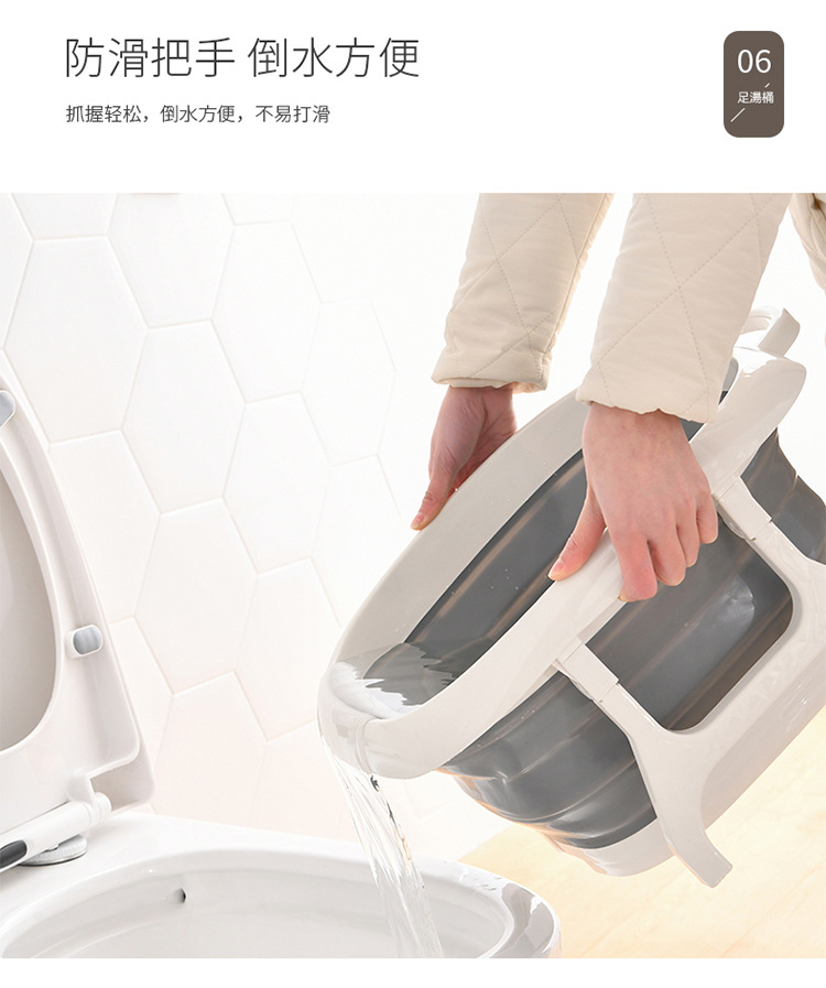 sp sauce foldable foot bath tub, home massage foot basin, constant-temperature foot bath basin, portable wonder pic 12