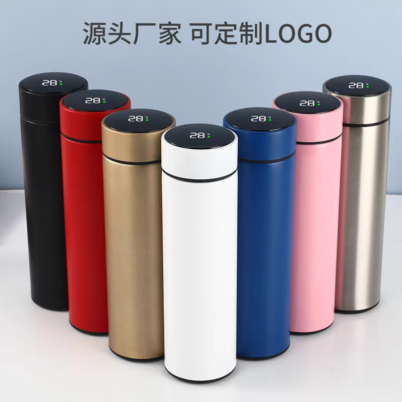 广告促销数显智能杯304不锈钢保温杯温度显示商务礼品水杯子批发详情5