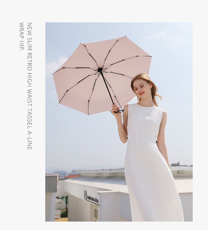 全自动伞钛银伞跨境太阳伞防晒遮阳伞晴雨两用女防紫外广告伞logo详情38