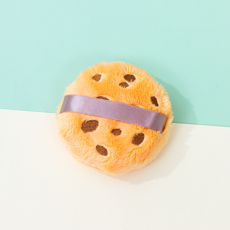 小熊乖乖长绒粉扑不吃粉加大加厚腮红定妆散粉扑化妆海绵定制批发详情9