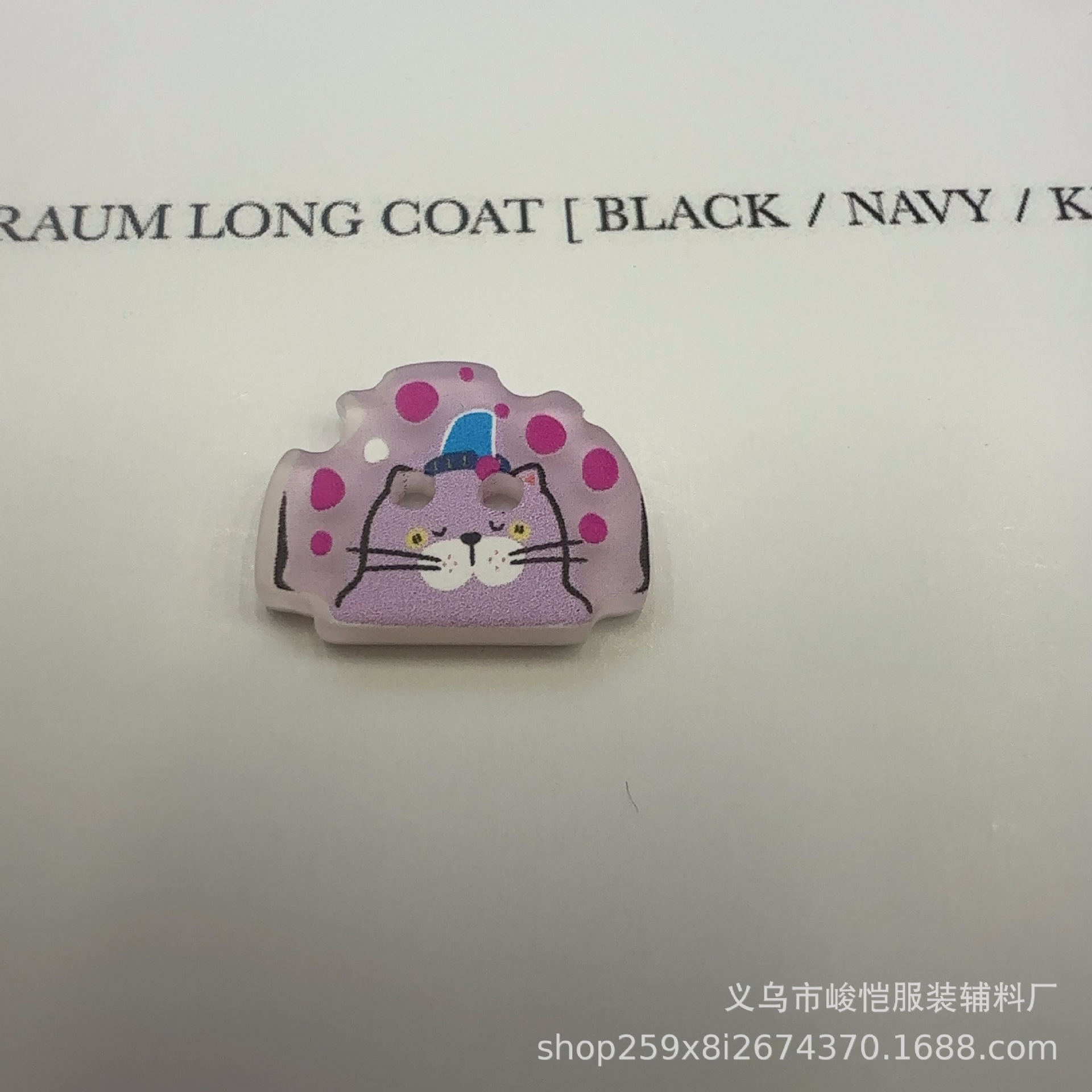 A set of 10 cartoon-patterned metal four-piece buttons, disc buttons and sleeve buttons pic 53