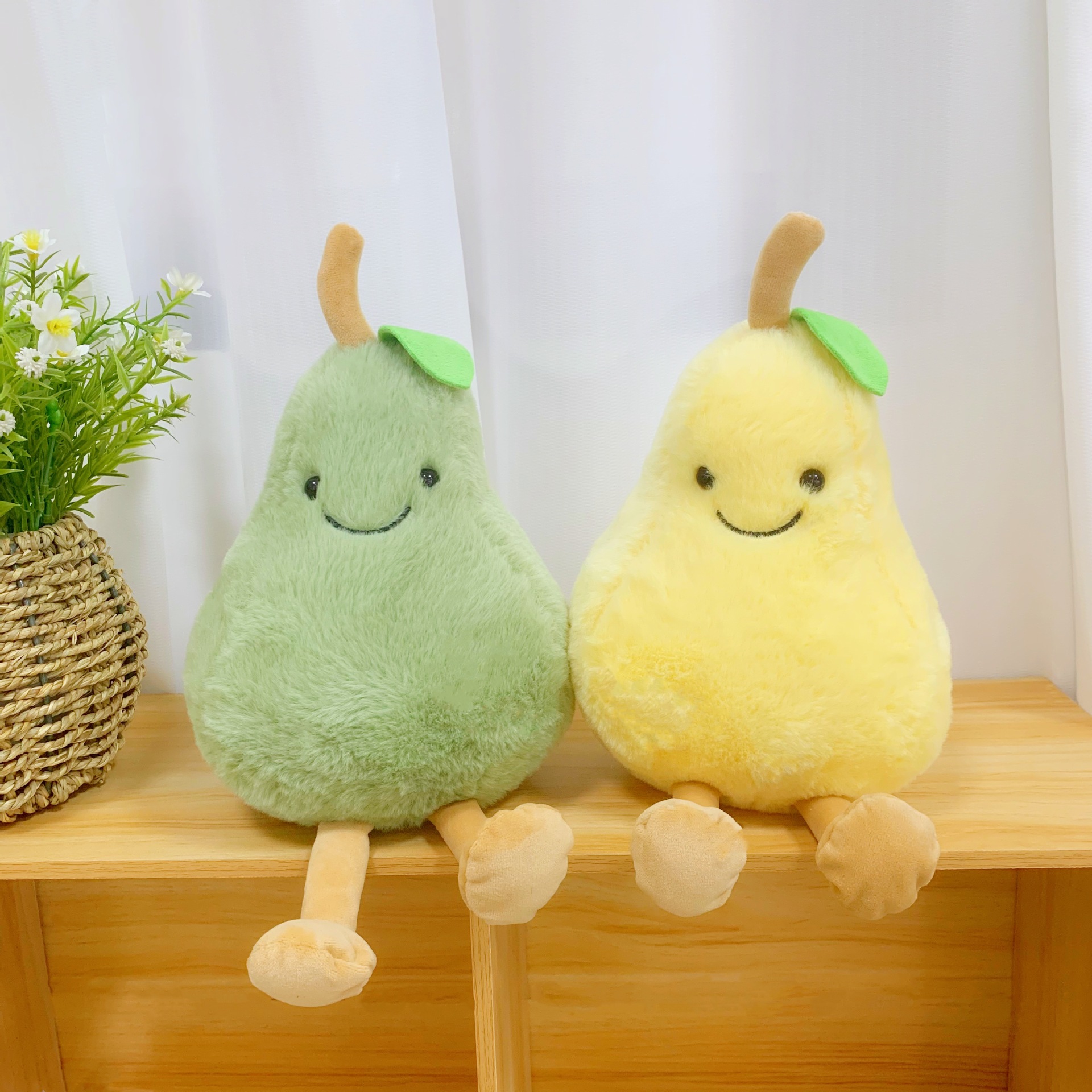 Xiaohongshu best-selling fruits, pears, plush toys, claw machines, street decoration, small gifts, factory wholesale pic 6