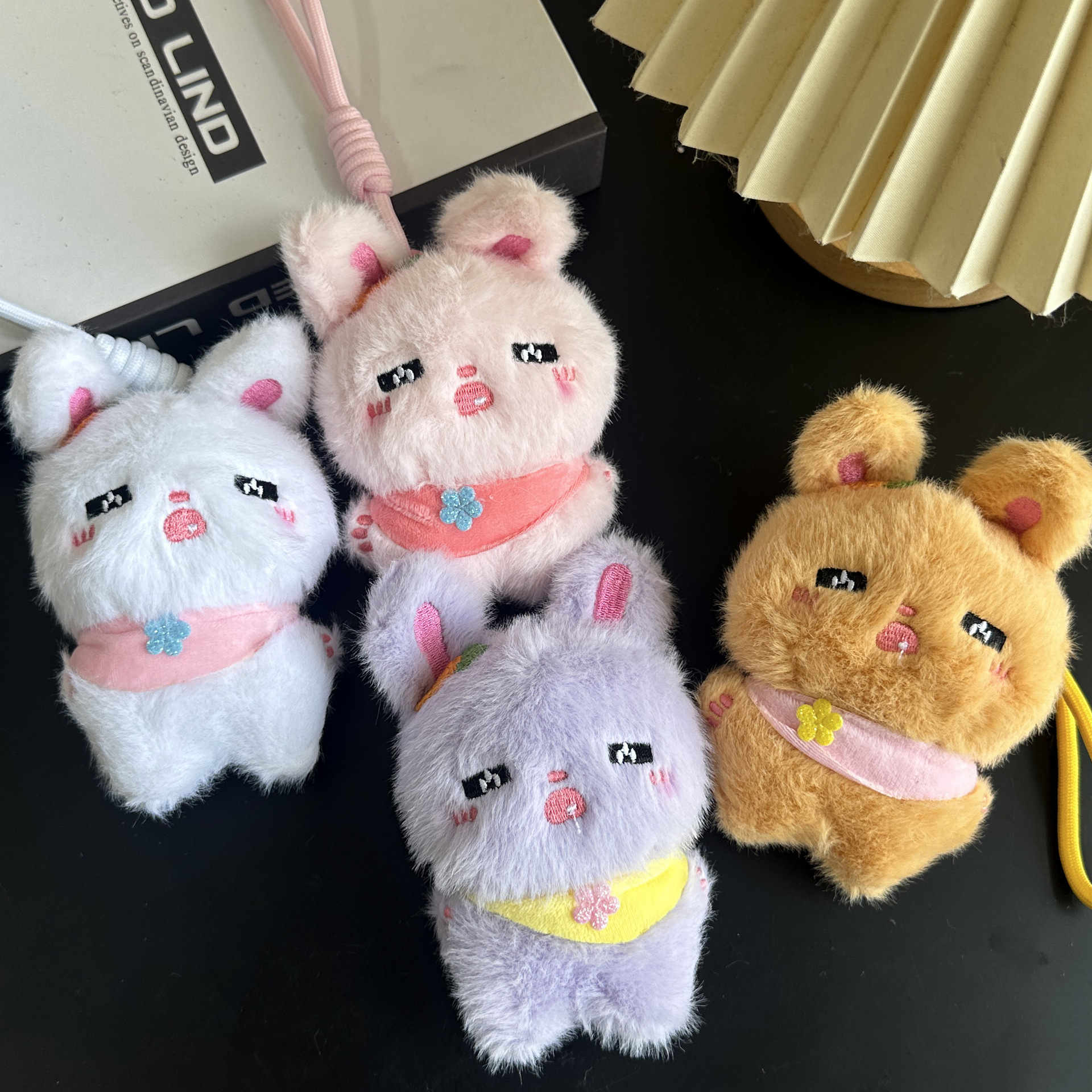 Cute and adorable adorable chiffon dress, little rabbit pendant, plush toy doll, bag, hanging decoration, keychain, Rag Doll pic 4