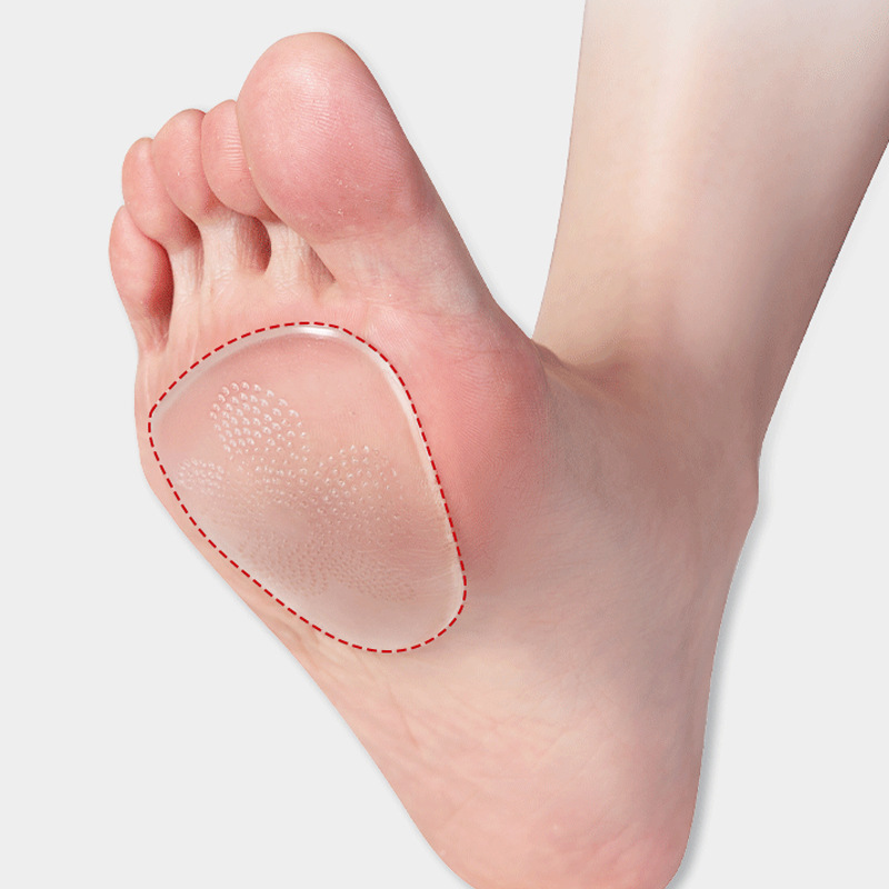 跨境GEL前掌垫隐形透明防止脚前冲高跟鞋前掌垫鞋垫厂家批发详情2