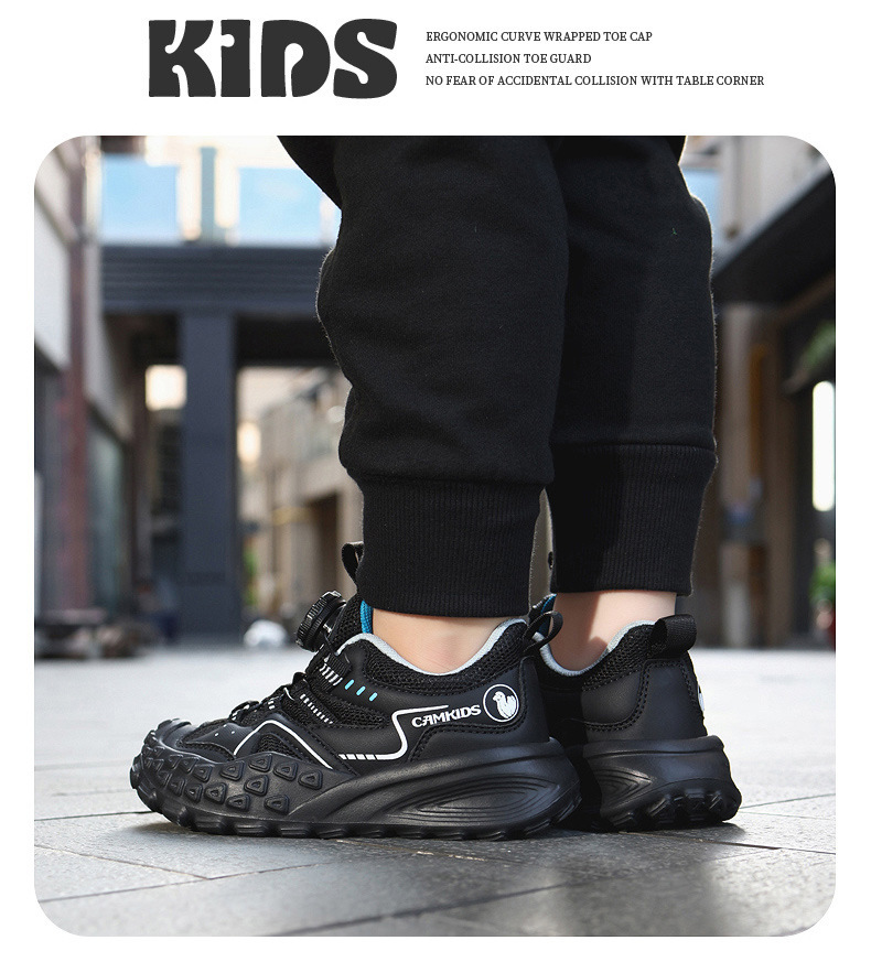 严选CAMKIDS夏季新款儿童运动鞋时尚透气男女童榴莲底跑步户外鞋详情26