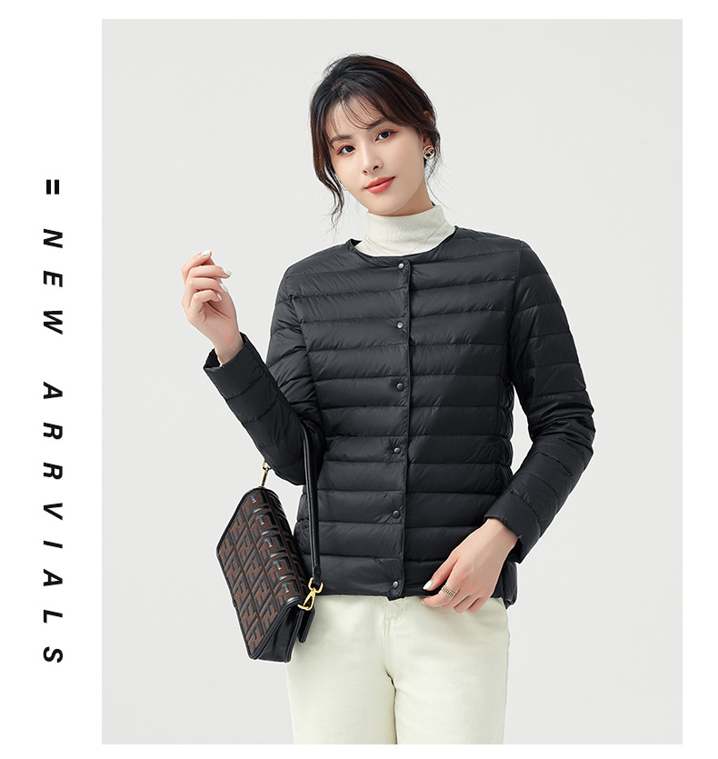 2025跨境新款轻薄羽绒服外套女秋冬羽绒服内胆轻型薄款时尚保暖详情25