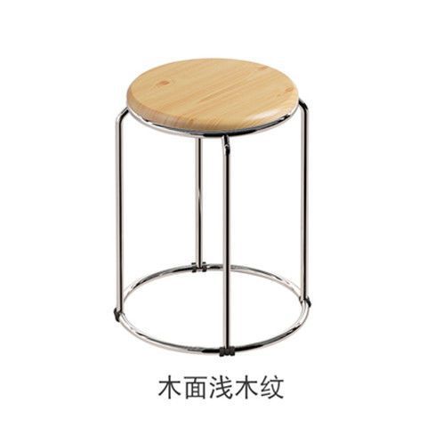 凳子北欧轻奢钢筋凳简约加厚时尚圆凳金色网红板凳凳子家用加粗详情43