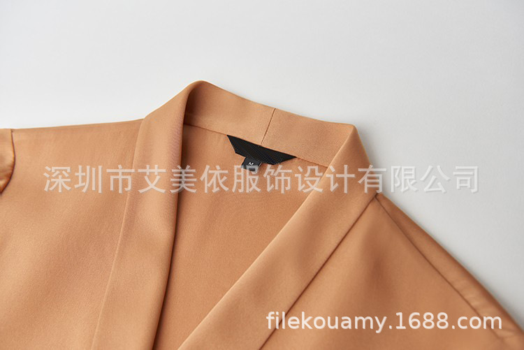 2023新精品双层真丝衬衫春夏衬衫女 重磅长袖OL通勤女装一件代发详情21
