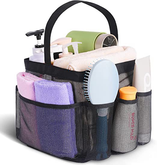 Travel portable hand-held beach bag, mesh toiletry bag, fitness bath bag, storage bag and makeup bag pic 4
