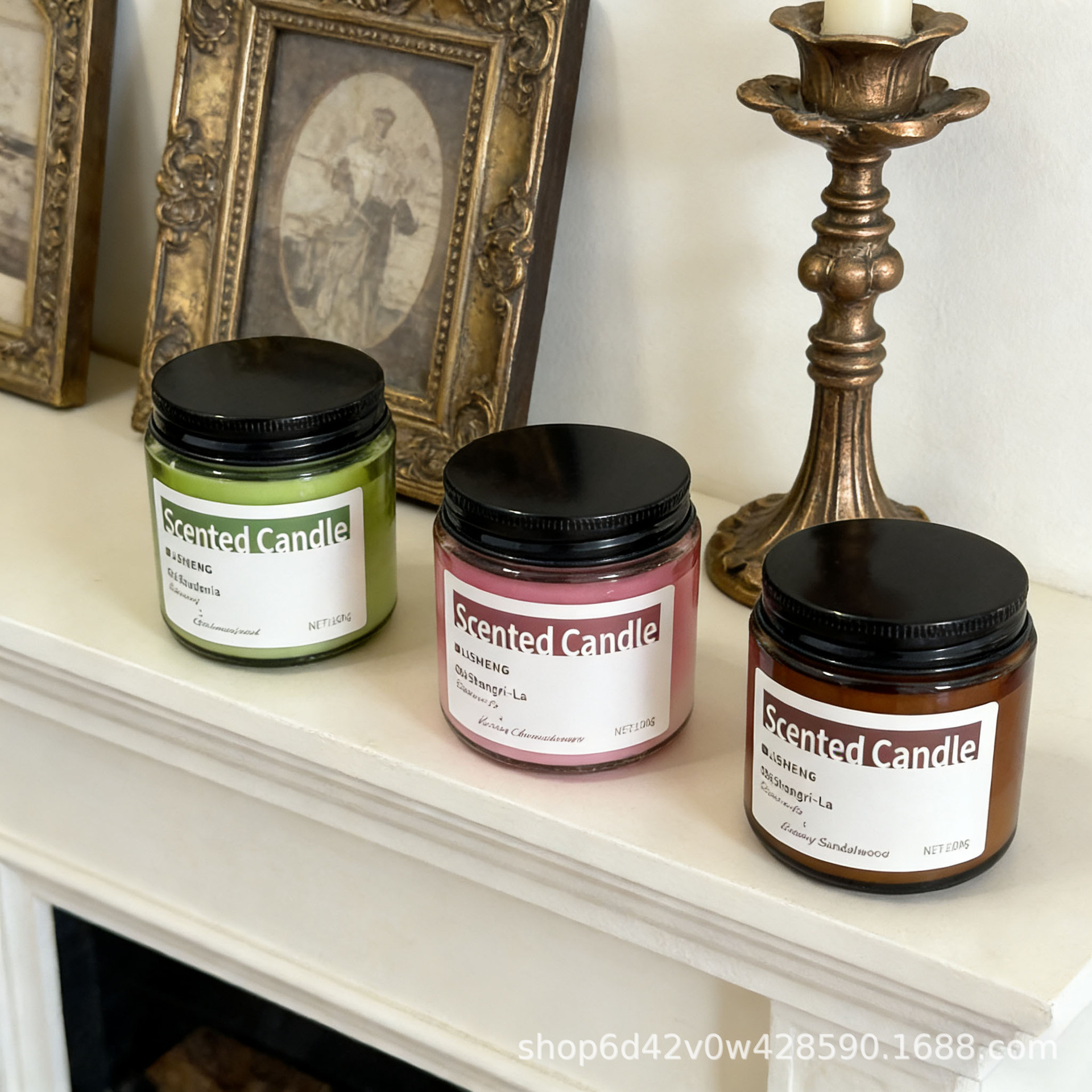 香薰蜡烛熏香家用室内持久小众高级伴手礼盒卧室香氛精油香薰蜡烛详情2