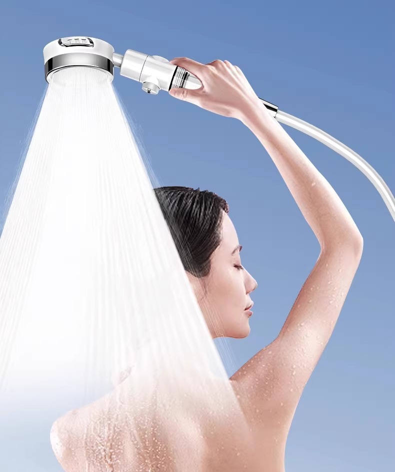 Pressurized filter shower head power shower flower drying bathroom showerhead pressurized large water outlet booster pump for household use pic 9