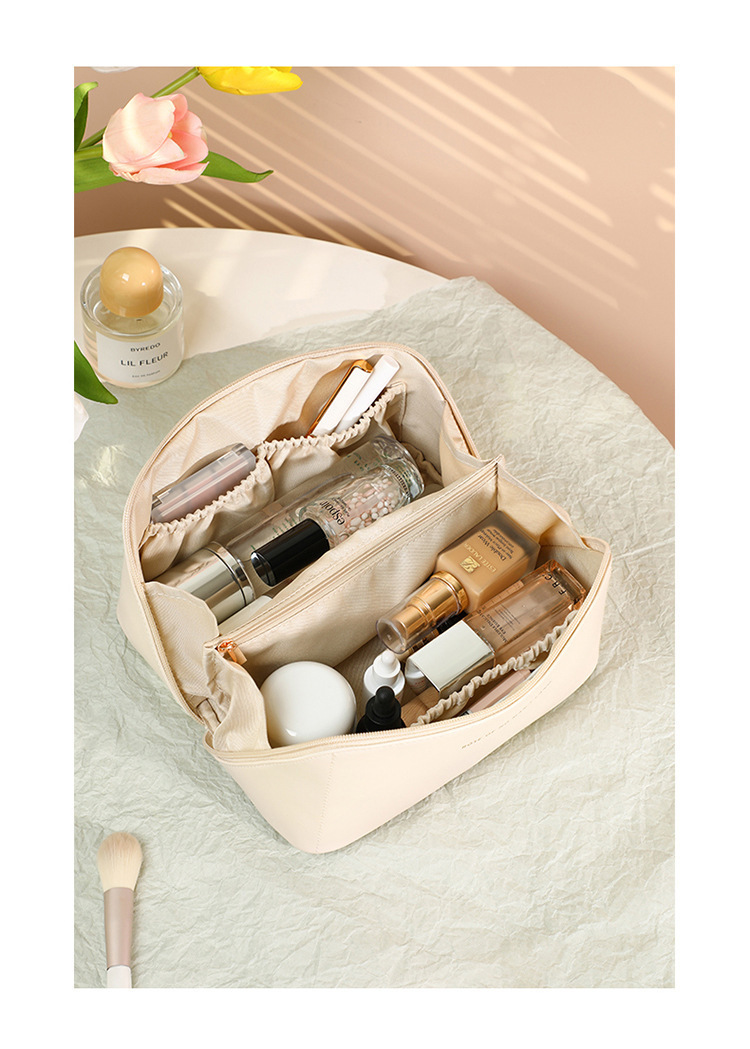 Bolsa cosmética minimalista almohada portátil bolsa cosmética bolsa de almacenamiento bolsa de viaje bolsa de tocador bolsa de maquillaje influenciador pic 9