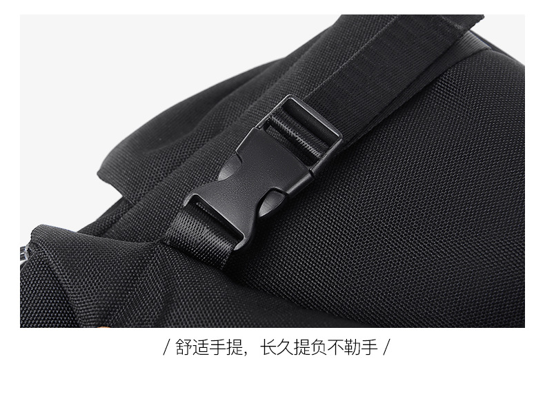 男士户外出行简约潮运动学生单肩包休闲轻便时尚斜挎包男小手提包详情39