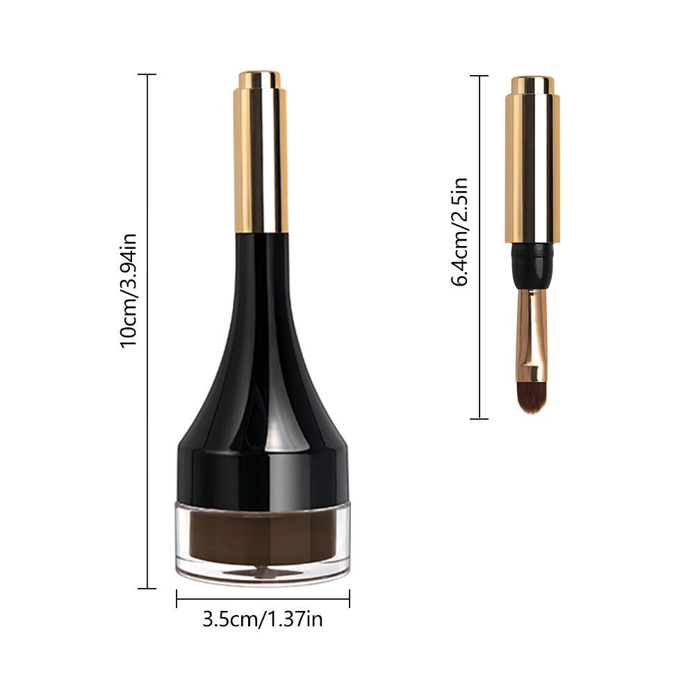 跨境专供11色眉膏一笔多用持久防水染眉膏无logo亚马逊彩妆新品详情10