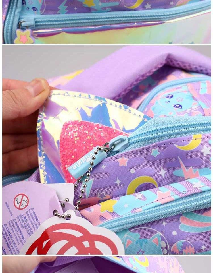 Australia smiggle mochila de la escuela cartoon mochila de gran capacidad mochila de los niños bolsa de ocio al aire libre bolsa de la pluma del estudiante pic 8