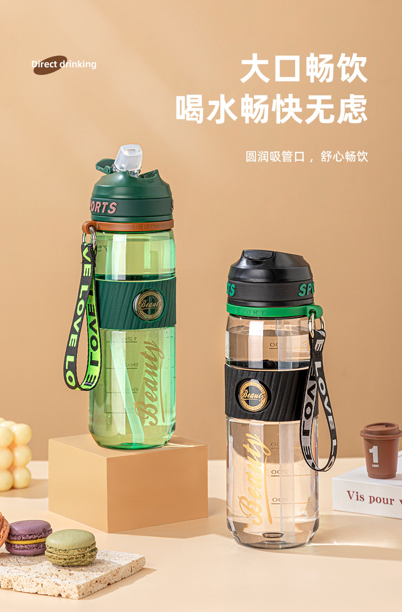 运动水壶夏季学生便携大容量防摔直饮高颜值日用杯具详情4