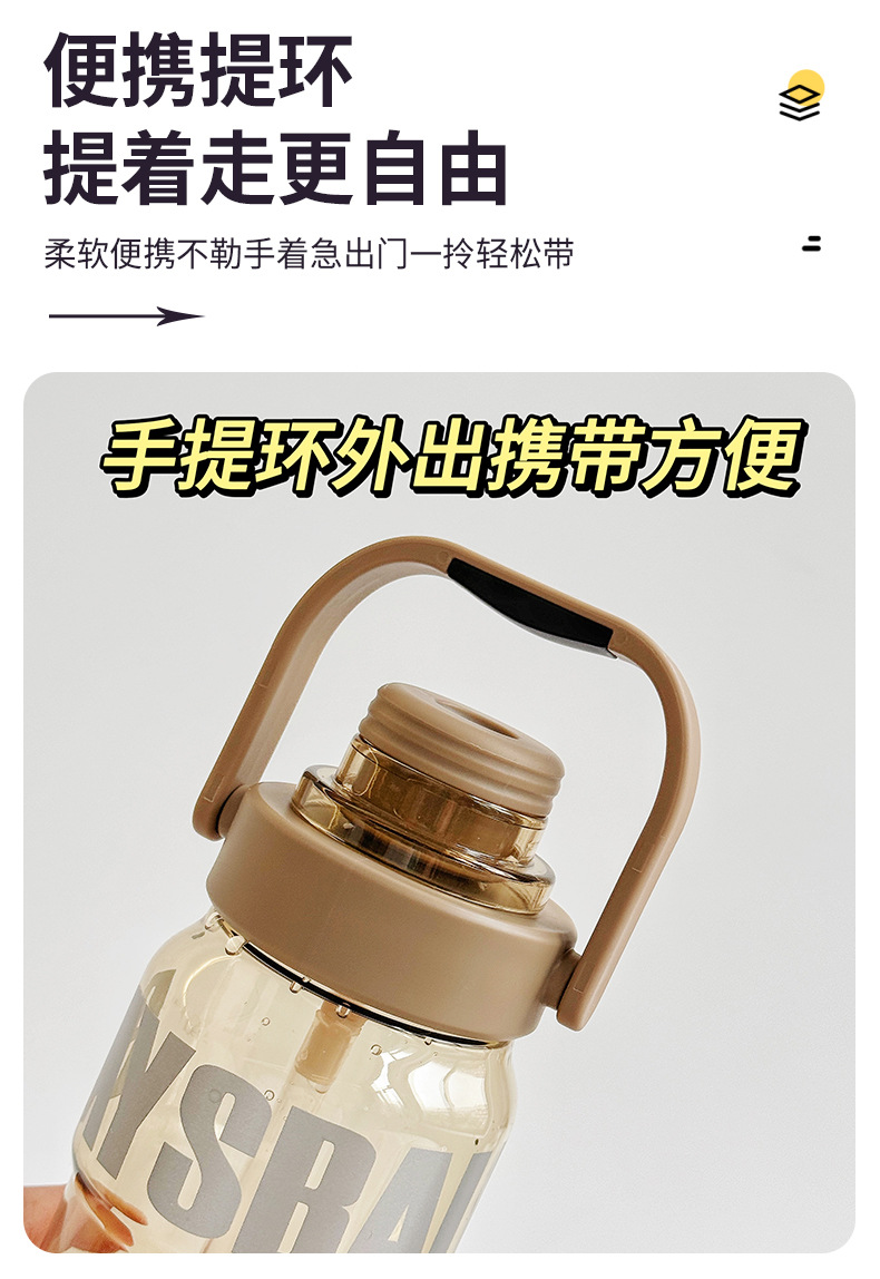 便携手提吸管水杯男生防摔运动健身杯子学生专用夏季大容量塑料杯详情9