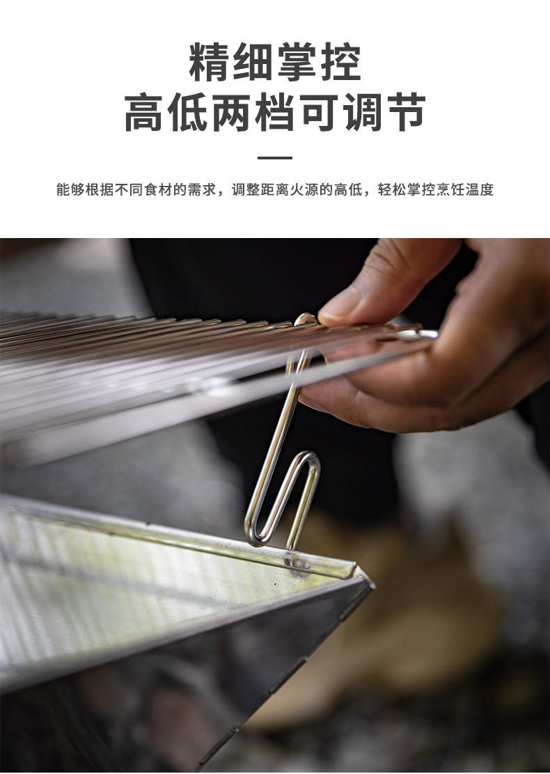 柯曼MT-3大号折叠便携不锈钢烤肉炉烧烤架BBQ烤箱烤网烧烤炉露营详情8