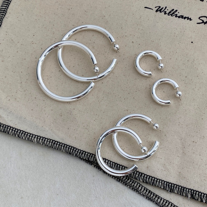 SophieBu*ai经典圆圈独特感耳圈高级感气质个性简约hoops耳环饰品详情6