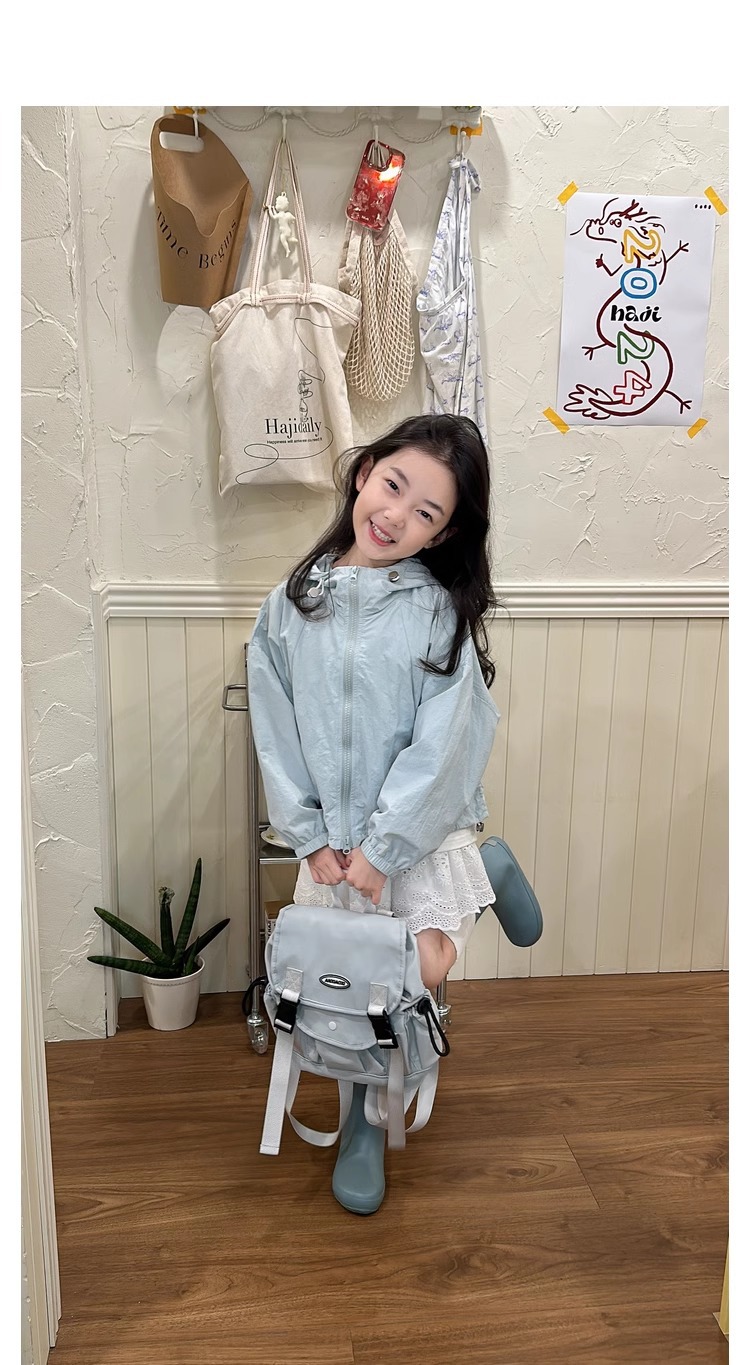 女童韩版薄款风衣外套2025春装新款儿童百搭休闲连帽防晒冲锋衣潮详情8