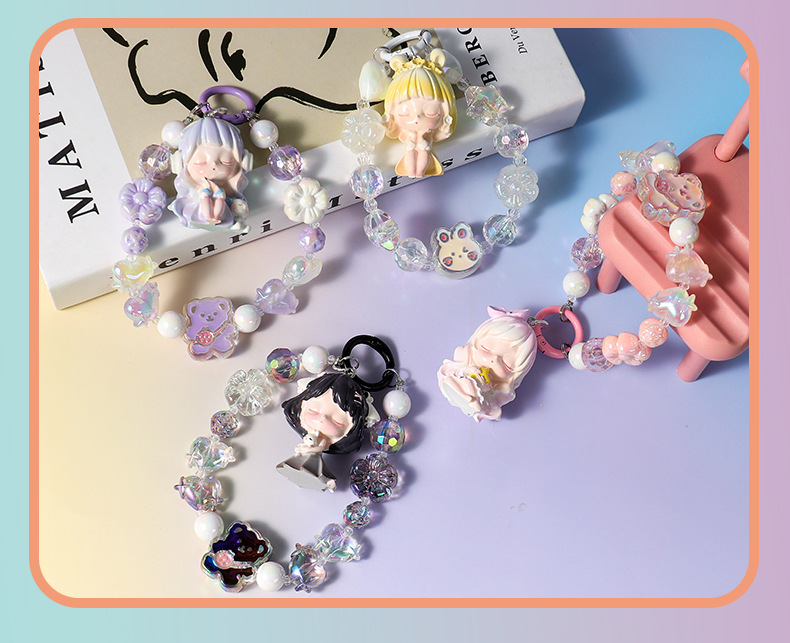 喵呜挂链潮玩盲盒背包手机挂饰新款装饰品送女友礼物生日少女心详情13