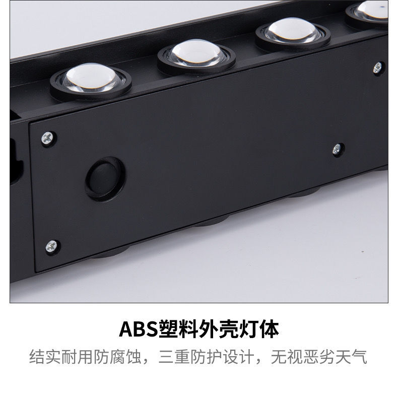 太阳能洗墙壁灯户外防水太阳能庭院灯别墅感应上下发光室外庭院灯详情11