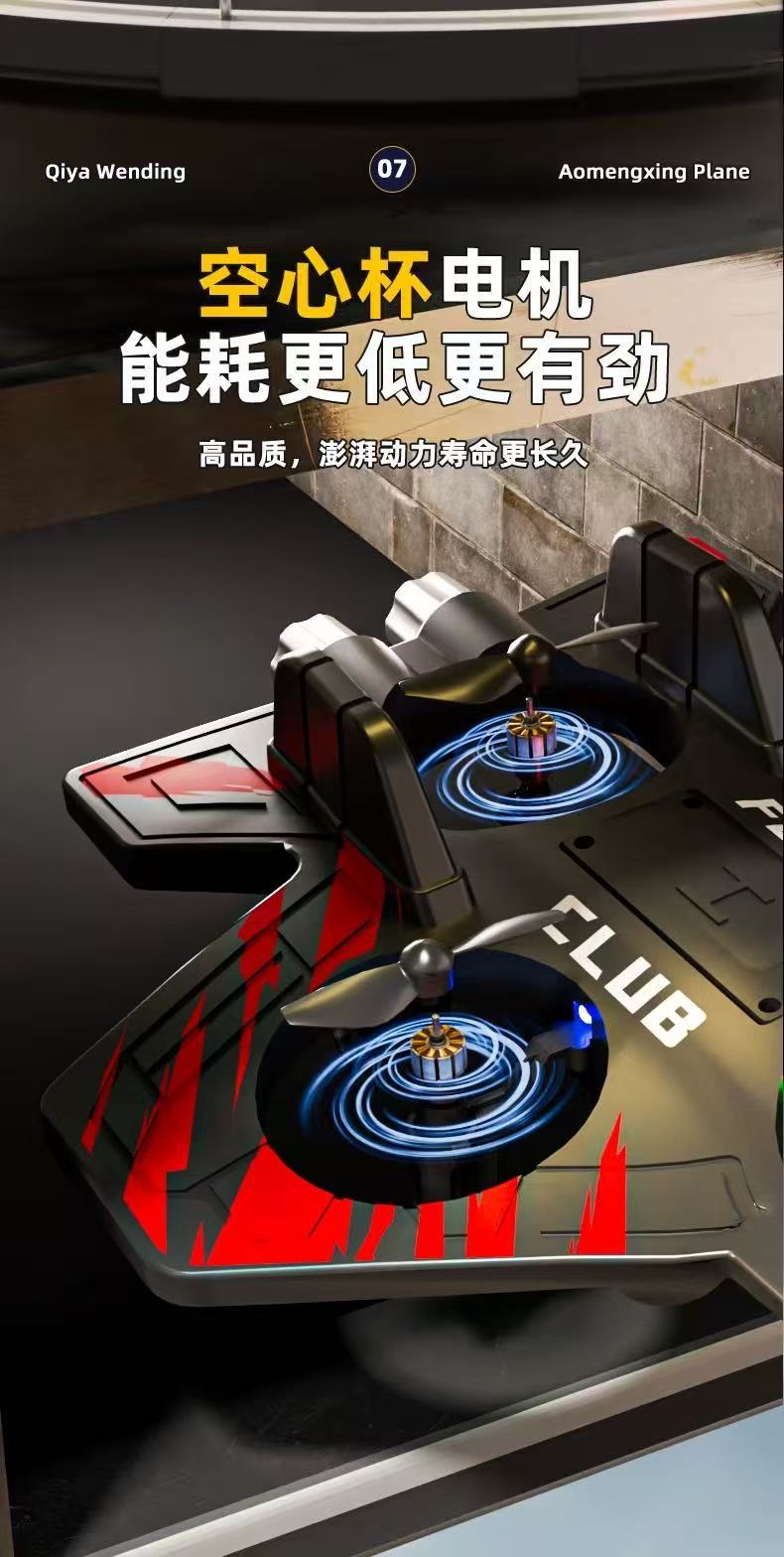 Cross-border customized remote-controlled foam aircraft, unmanned aerial vehicles, suspended flight, fixed-altitude rolling fighter jets, stunt toys pic 11