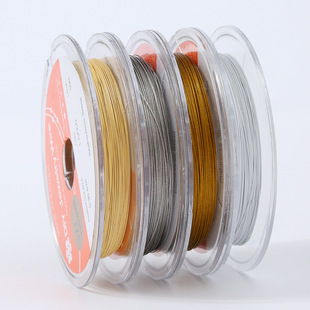 14K镀金保色弹性硅胶耳堵 汉堡耳塞 防掉滑透明柔软环保耳钉针 手链款式可选详情3