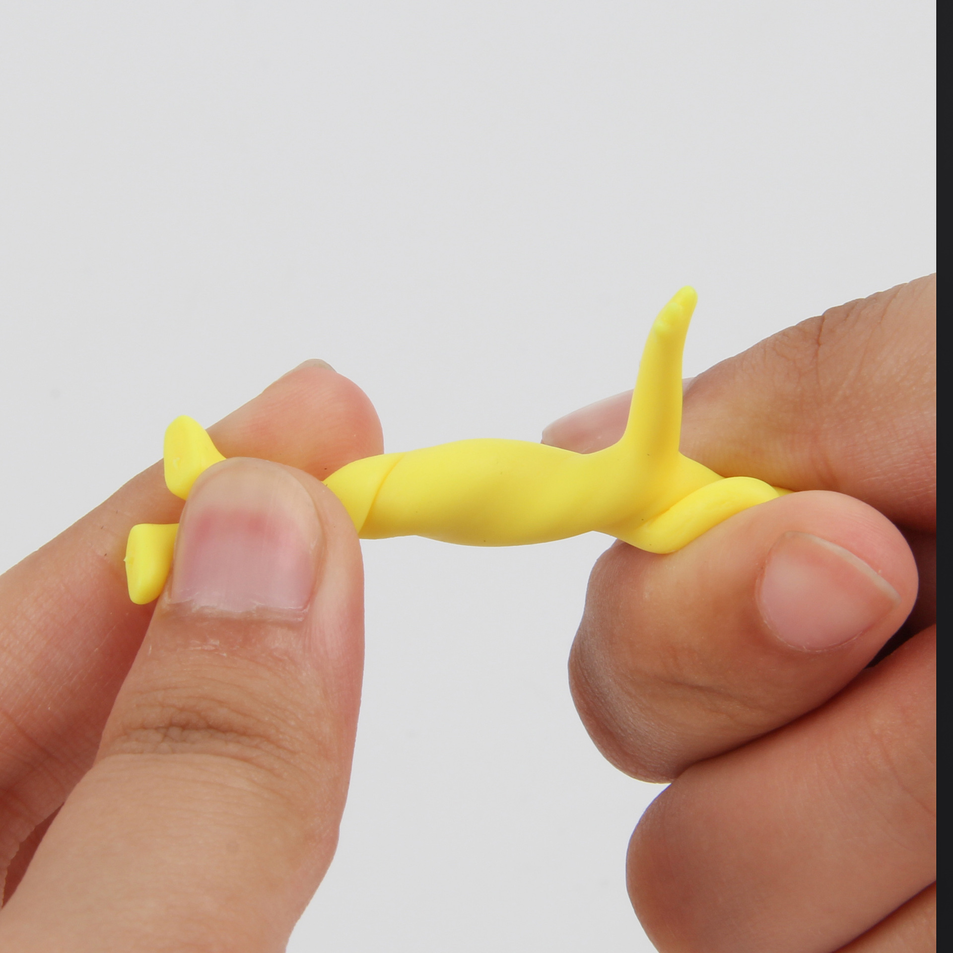New and unique tpr elastic yellow figurine expression pulling release soft rubber creative Minion stress-relieving toy pic 14