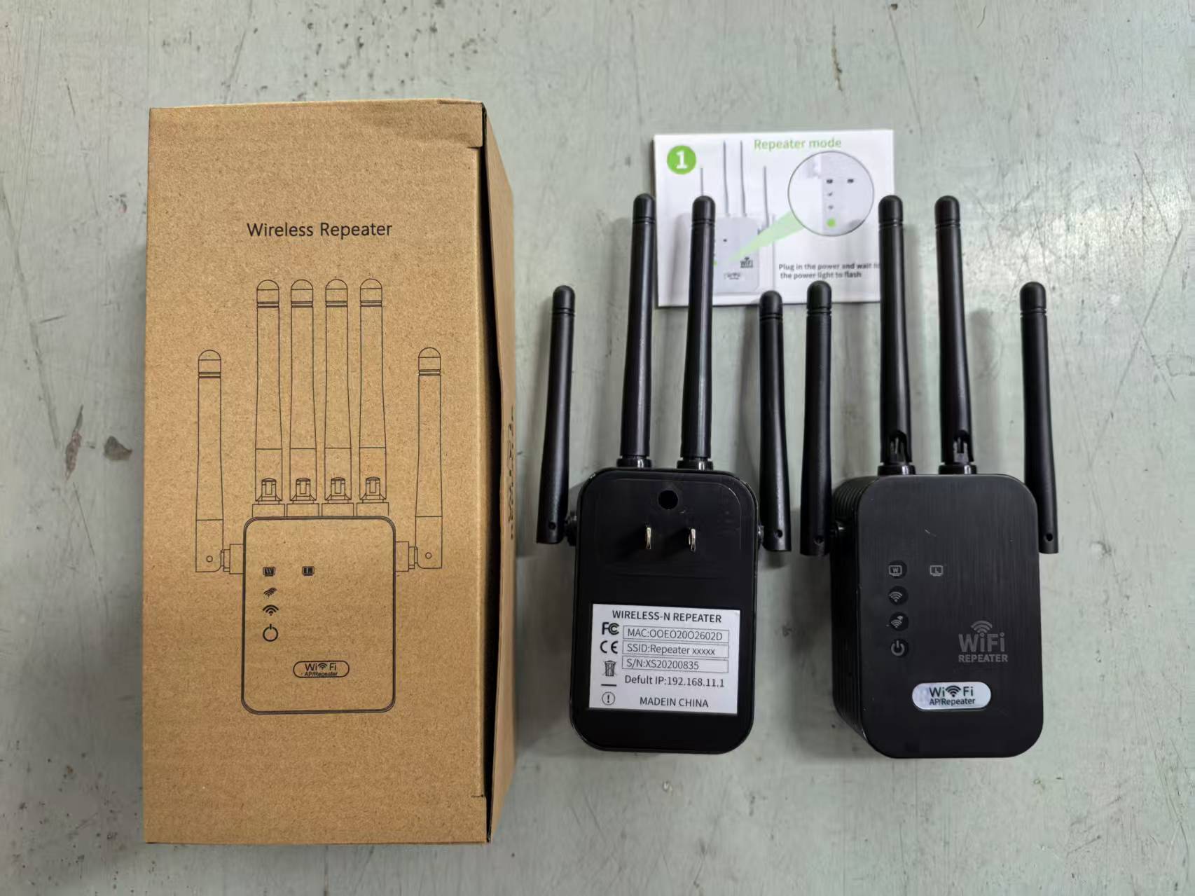 WIFI信号增强器四天线家用穿墙无线网络扩大器放大器300M中继器详情40