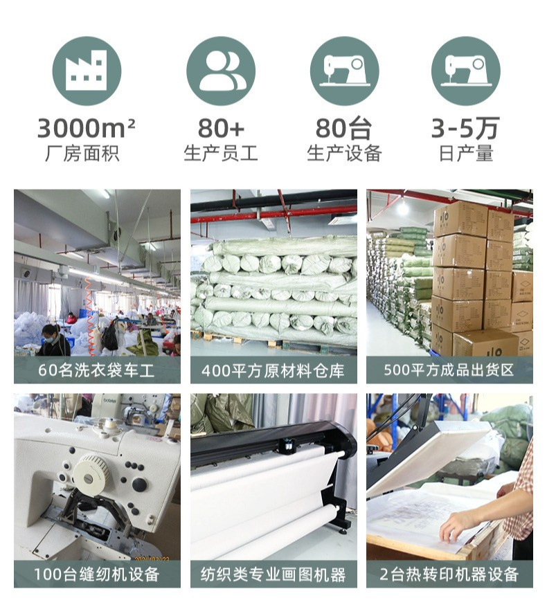 灰色洗护袋粗细网洗衣袋家用内衣加厚洗衣服防变形文胸护洗袋批发详情20